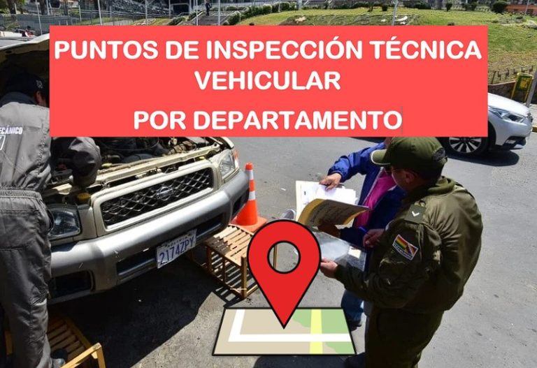 PUNTOS DE INSPECCIÓN TÉCNICA VEHICULAR 2026