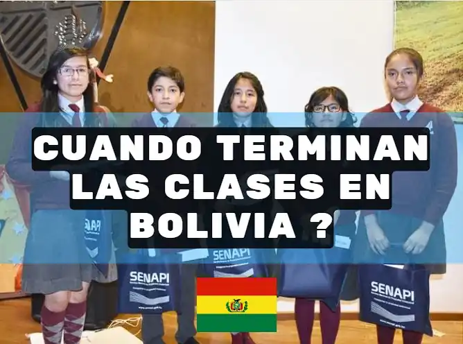 cuando terminan las clases en bolivia