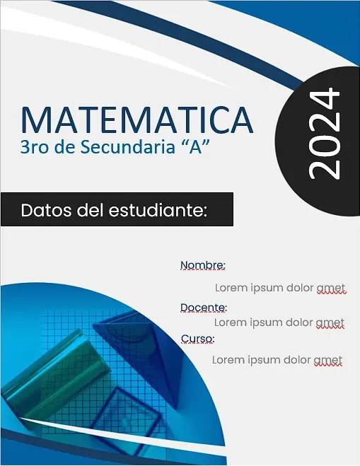 Caratula de Matematica